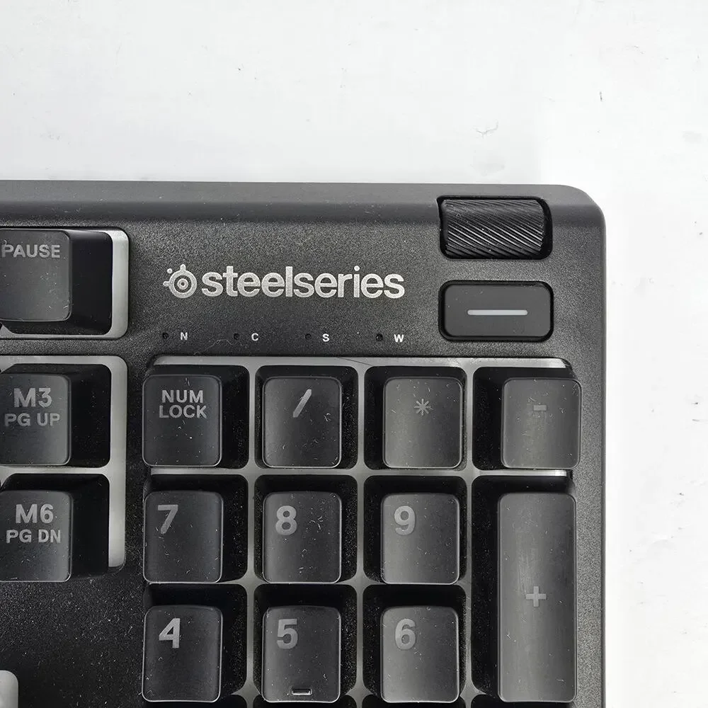 SteelSeries Apex 3 Wired Membrane Whisper Quiet Switch Gaming Keyboard - UDAC